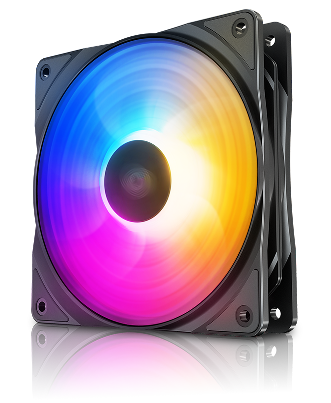 九州风神 RF120 FS RGB LED Fan 120mm RGB风扇 单个装 机箱风扇 12cm风扇