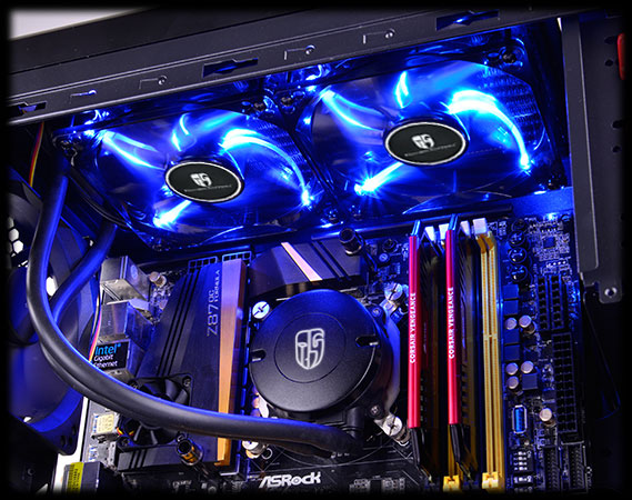 DEEPCOOL MAELSTROM 120T CPU Liquid Cooler AIO Water Cooling With